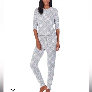 Lauren Ralph Lauren Women's Henley Pajama Set Multicolor Size S